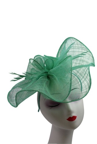 Large fascinator wedding - fascinator,