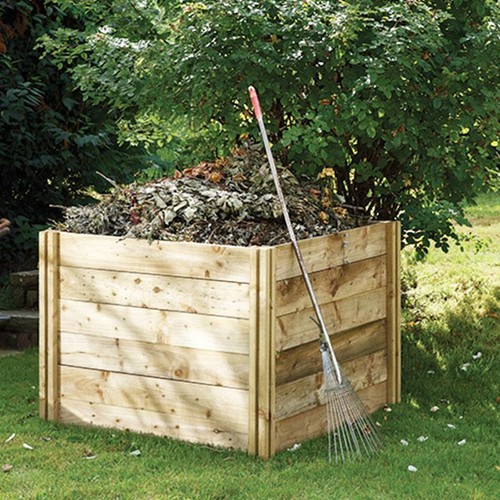 Garden composter wooden slot - garden,