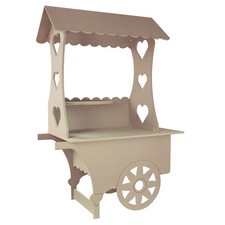 MDF Wood Candy Cart Weddings