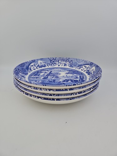 Spode pasta bowls 22cm - bowls, blue
