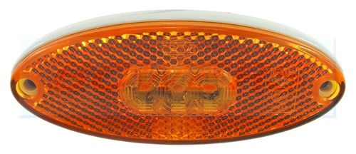 Led amber oval side - led,