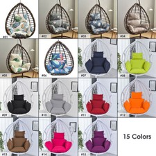 Unstuffed Patio Hanging Swing Egg Chair Cushion Cover Round Papasan Large