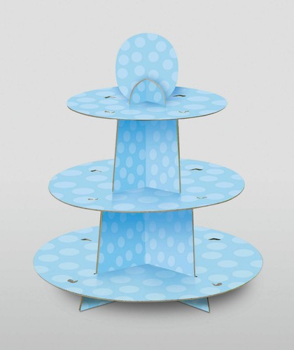 Blue cupcake stand - cupcake, 3
