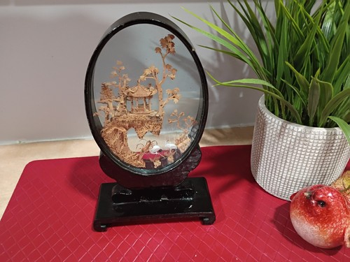 Vintage hand carved cork - vintage,