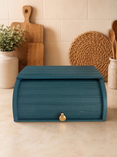 Handmade wooden bread bin - handmade,