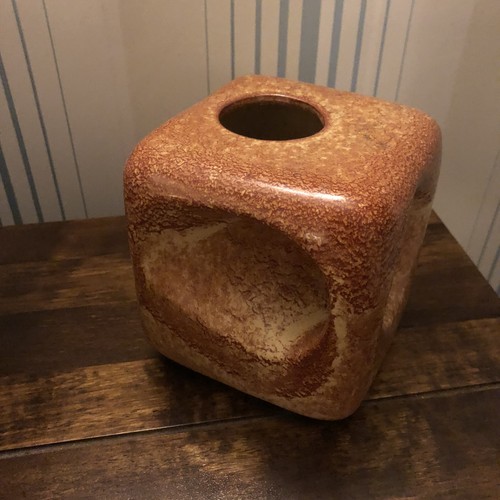 Bertoncello ceramic cube - bertoncello, vase