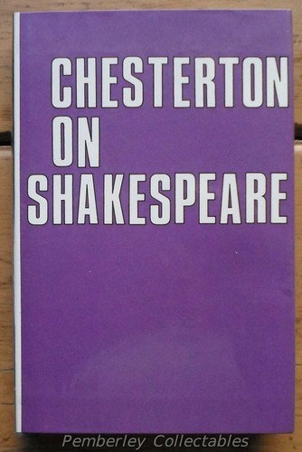 Rare book chesterton - book, on
