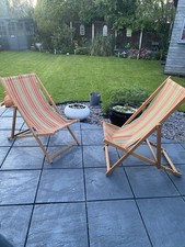 Antique vintage deck chairs - vintage,