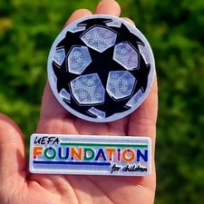 2021-2024 Junior Champions League football Shirt Embroidered Patch Badge Set