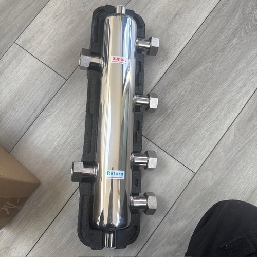 Low loss header hydraulic - low-loss,