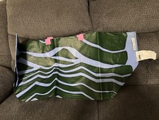 Marimekko x IKEA BASTUA Tote Large Green and Blue Reusable Shopping Bag