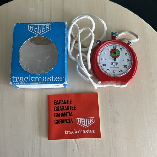Vintage heuer trackmaster - heuer,