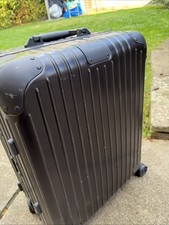 Rimowa Cabin Plus Black Aluminium Carry-On Suitcase 42x56x24cm