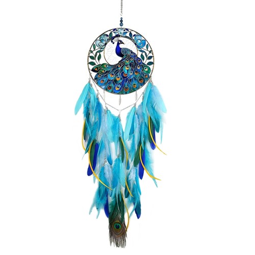Large multi peacock - multi, feather