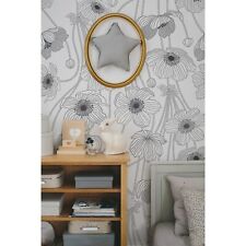 Poppies Contour removable wallpaper self adhesive wall mural peel and stick