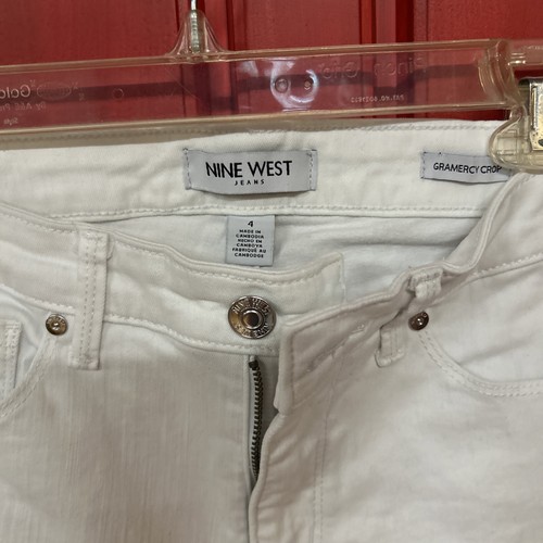 Nine west gramercy crop white - west,