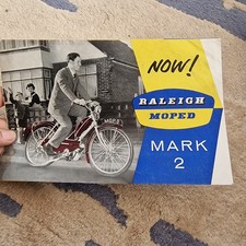 Raleigh Cycles Advert Raleigh Moped Mark 2 Brochure 1960s