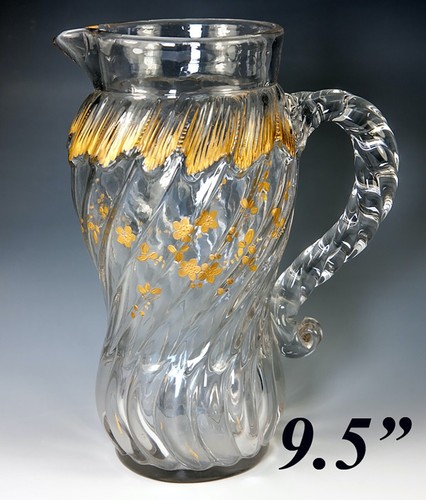Antique french water pitcher - antique,