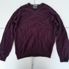 M&S Jumper Large Maroon Mens