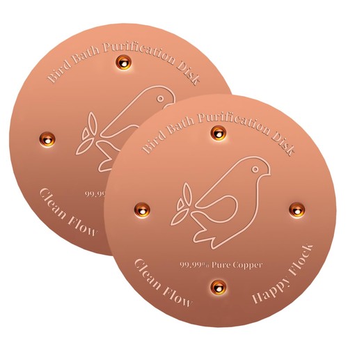 Laddatz copper disc for bird - disc,
