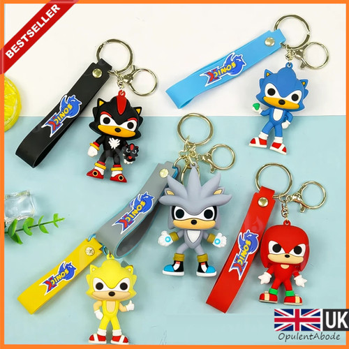 Sonic the hedgehog keyrings - hedgehog,