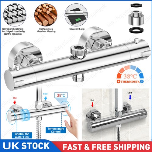Thermostatic shower mixer - thermostatic, bar