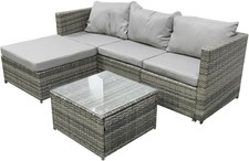 Seater rattan garden - 4, corner