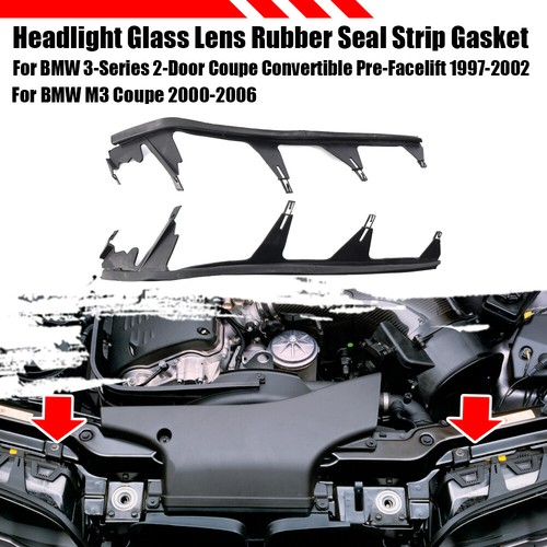 Headlight seal strip - 2x, gasket