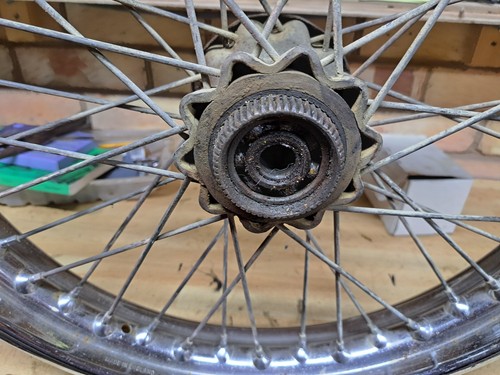 Bsa 50s a10 inch - inch, rear