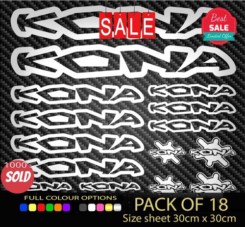 Kona vinyl decal stickers - vinyl,