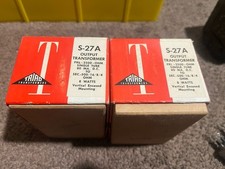 TRIAD S-27A output transformer for tube amps pair NOS NEW OLD STOCK