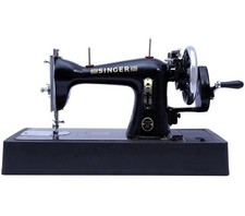New Singer Hand Crank Sewing Machine Heavy Duty Straight Stitch+Hard Carry Case