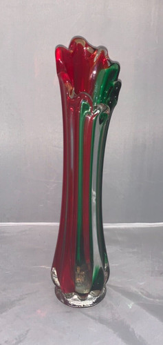 Tri coloured glass vase - tri,