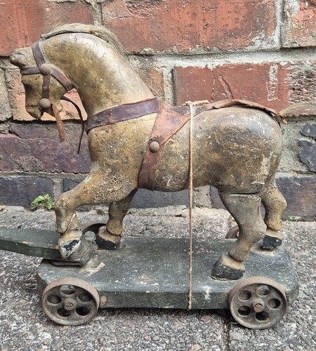 Victorian hand made wood pony - victorian,