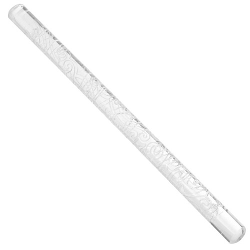 Acrylic rolling pin embossed - rolling,