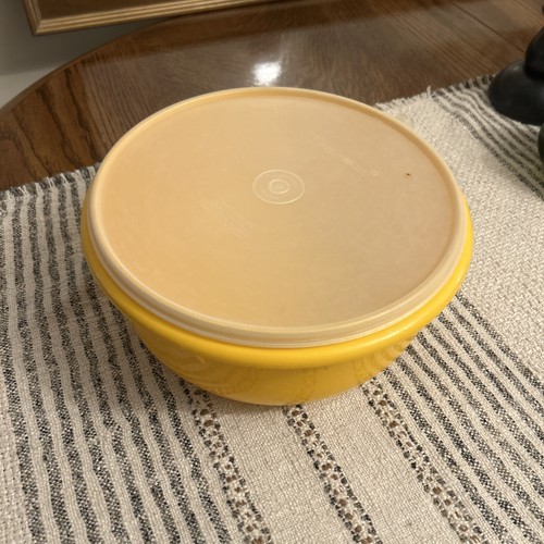 Vtg tupperware 272 yellow - tupperware, #272-12