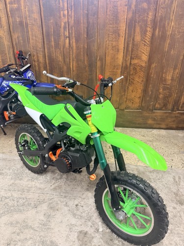 Green dirt bike 49cc - , it
