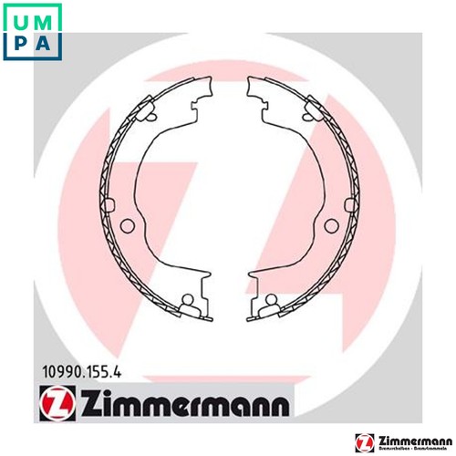 Brake shoe set parking - shoe,