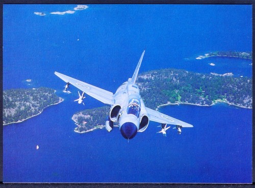 Modern aviation postcard - modern,