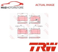 BRAKE PADS SET BRAKING PAD FRONT TRW GDB1363 A NEW OE REPLACEMENT