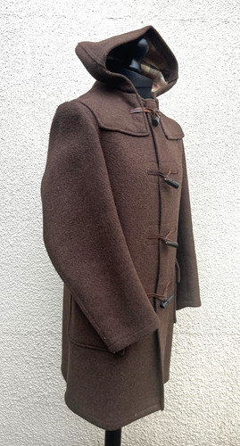Men vintage brown wool - men's,