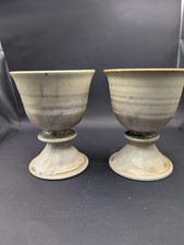 Pair Of Stoneware Pottery