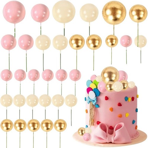 Pcs ball cake topper - pcs,
