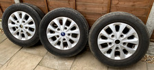 3 x Genuine Ford Transit Custom / Tourneo Alloy Wheels And Tyres 215/65/16