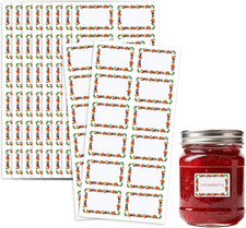 Jam Jar Labels, 120Pcs Jam