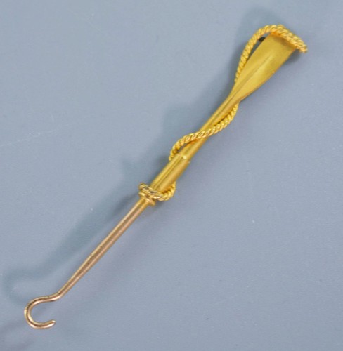 Antique gilt metal rowing oar - antique,