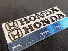 2 x HONDA BLACK Decals