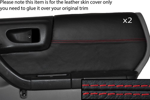 Red stitch rear - door, card