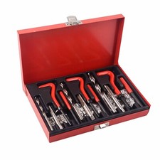 88pc Thread Repair Helicoil Tool Kit Set M6 M8 M10 Inserts Taps & Drill Bits