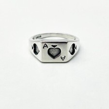 NEW ACE OF SPADES RING